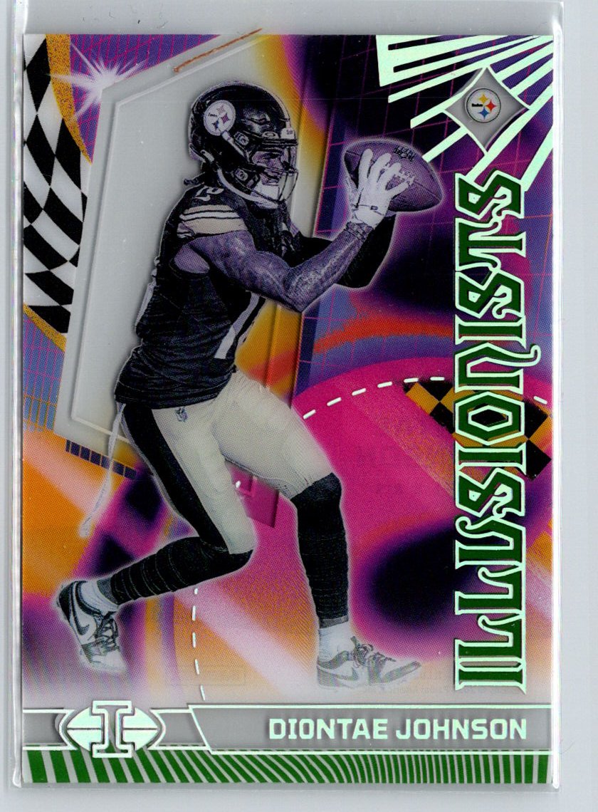 2023 Panini Illusions #3 Diontae Johnson Illusionists Emerald M69