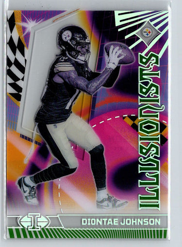 2023 Panini Illusions #3 Diontae Johnson Illusionists Emerald M69