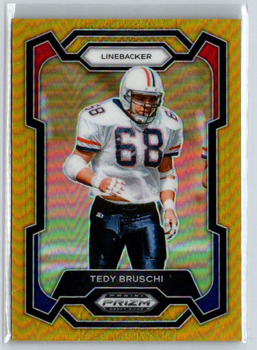 2024 Panini Prizm Draft Picks #87 Tedy Bruschi Gold #/10 M69