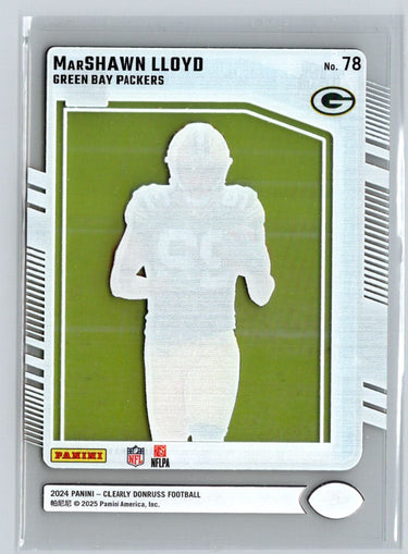 2024 Clearly Donruss #78 MarShawn Lloyd M69