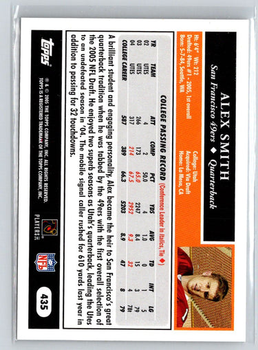 2005 Topps #435 Alex Smith M70