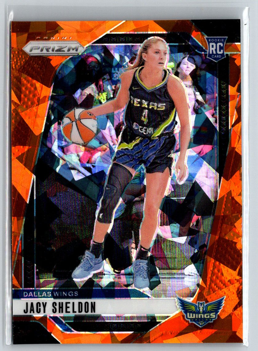2024 Panini Prizm WNBA #4 Jacy Sheldon Ice Orange Prizms N01