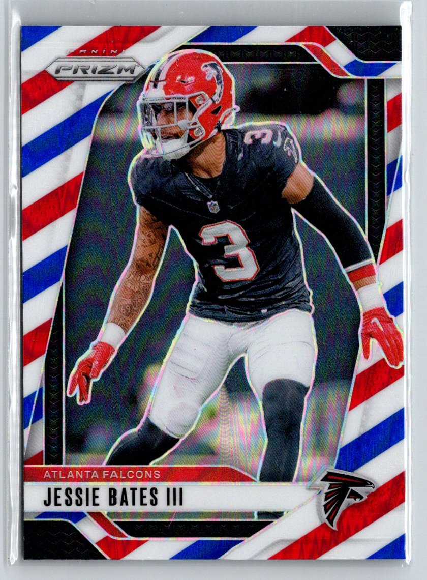 2024 Panini Prizm #14 Jessie Bates III Red White and Blue N01