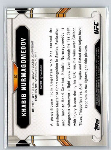 2015 Topps UFC Chronicles #152 Khabib Nurmagomedov Silver N01