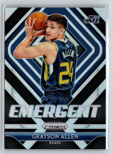 2018-19 Panini Prizm #21 Grayson Allen Emergent Silver N02