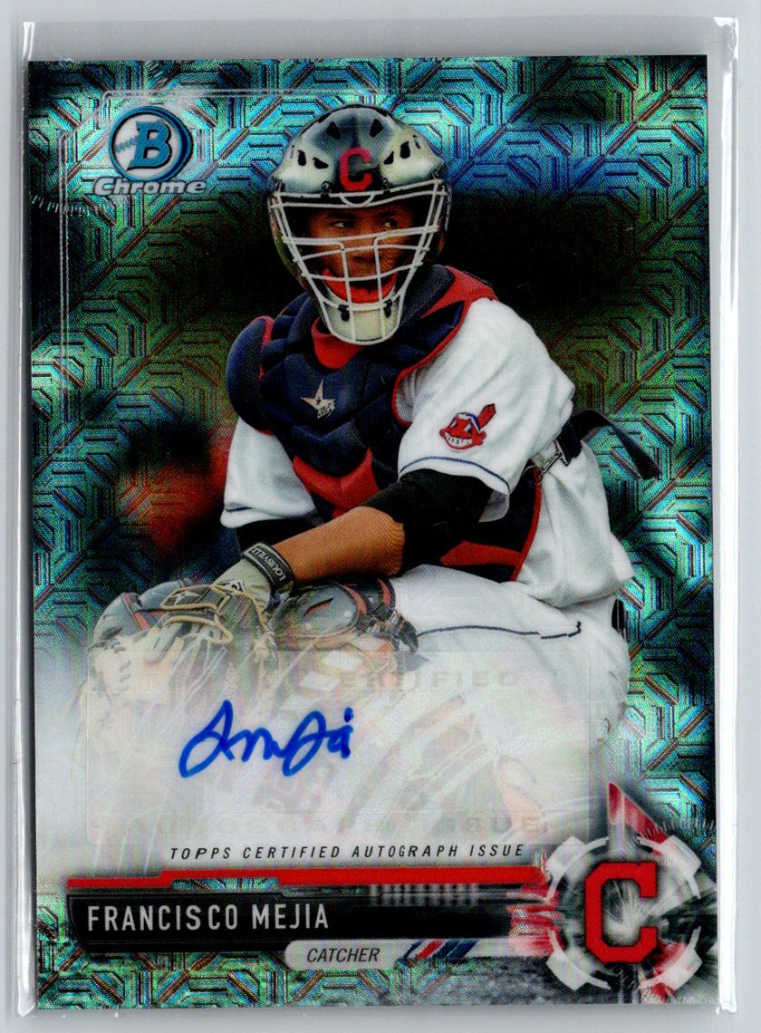 2017 Bowman #BCP51 Francisco Mejia Chrome Prospects Mojo N02