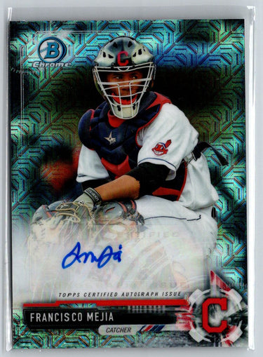 2017 Bowman #BCP51 Francisco Mejia Chrome Prospects Mojo N02