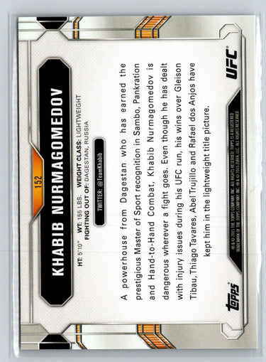 2015 Topps UFC Chronicles #152 Khabib Nurmagomedov Silver N02