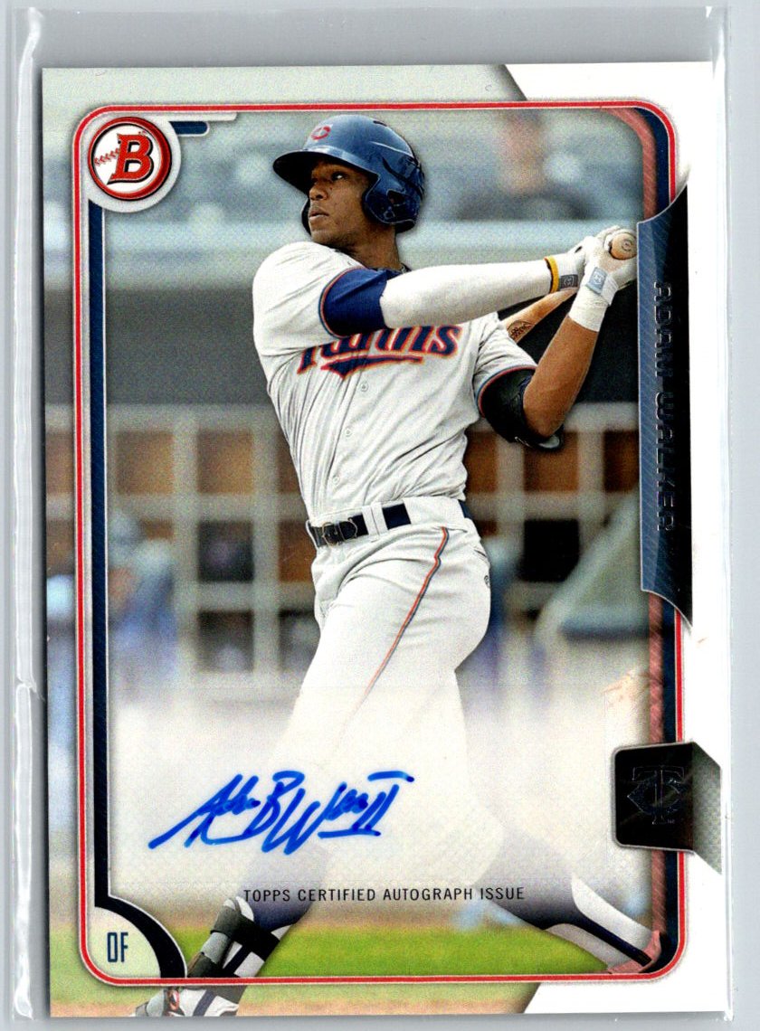 2015 Bowman - Paper Prospect Retail Autographs #PA-AW Adam Walker N03