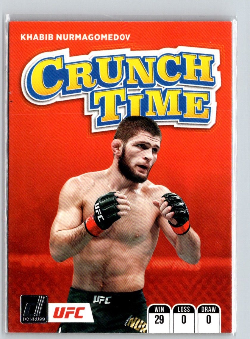 2022 Donruss UFC #8 Khabib Nurmagomedov Crunch Time N03