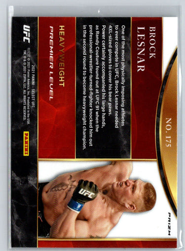 2021 Panini Select UFC #175 Brock Lesnar Disco Prizms N03
