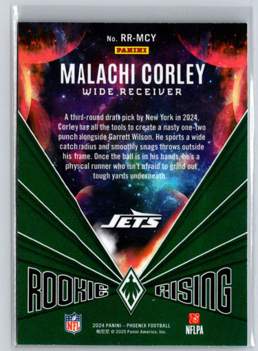 2024 Panini Phoenix #RR-MCY Malachi Corley Rookie Rising Lazer N03