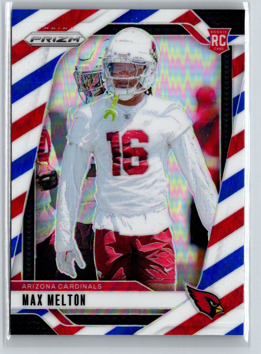 2024 Panini Prizm #376 Max Melton Red White and Blue N05
