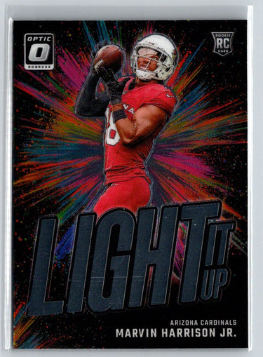 2024 Donruss Optic #4 Marvin Harrison Jr. Light It Up N05