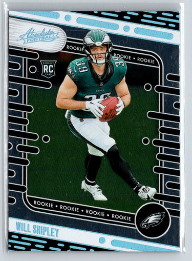 2024 Panini Absolute #187 Will Shipley Red N06