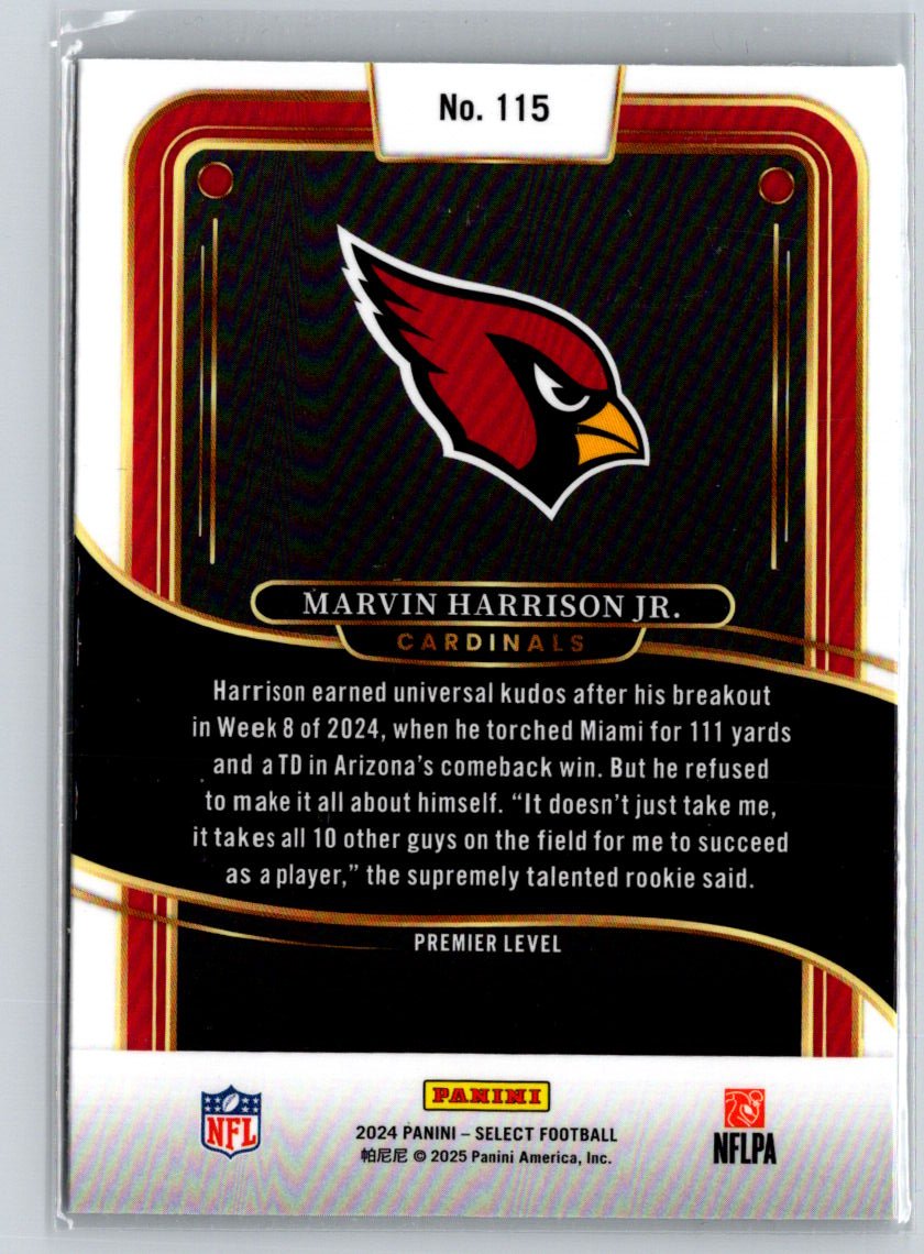 2024 Panini Select #115 Marvin Harrison Jr. N06