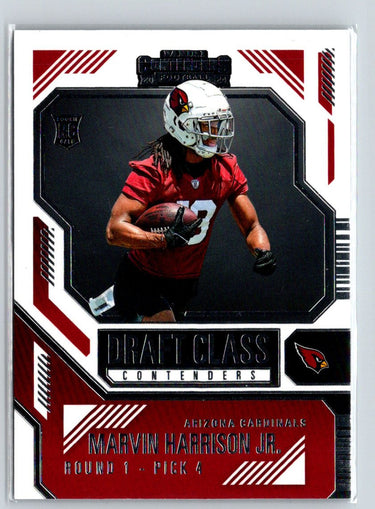 2024 Panini Contenders #4 Marvin Harrison Jr. Draft Class Contenders N07