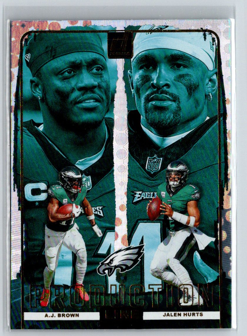 2024 Donruss #6 A.J. Brown / Jalen Hurts Production Line N07