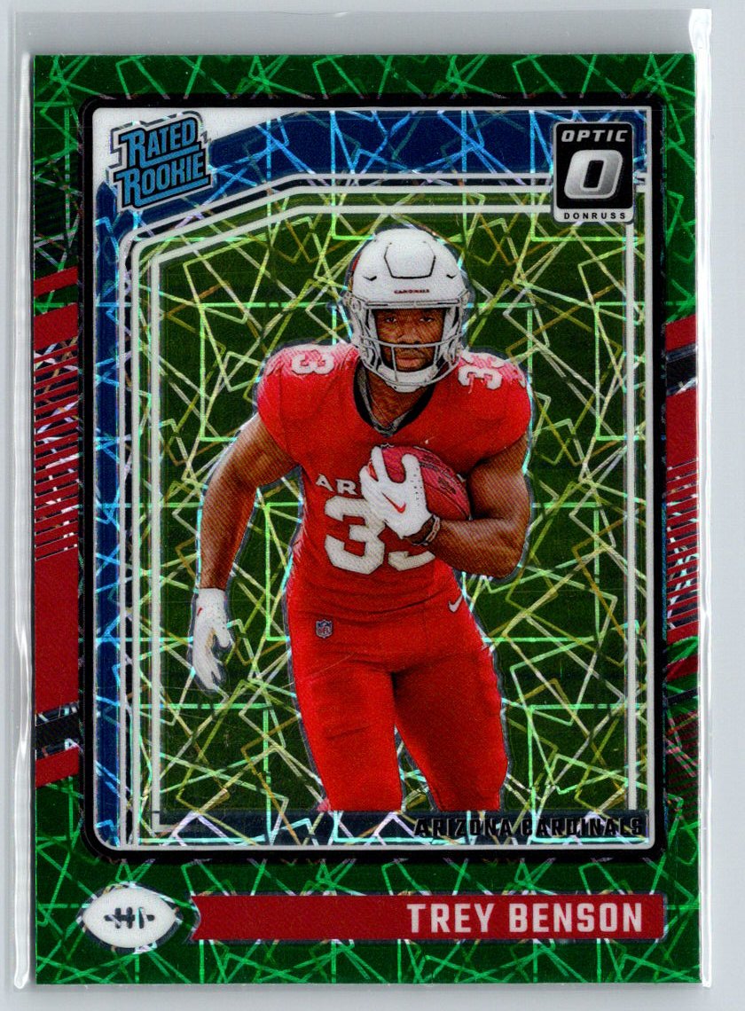 2024 Donruss Optic #293 Trey Benson Green Velocity N08