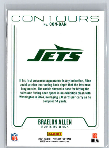 2024 Panini Phoenix - Contours #CON-BAN Braelon Allen N08
