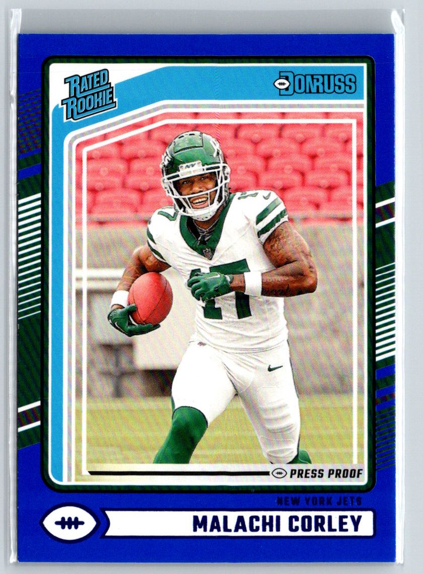 2024 Donruss #333 Malachi Corley Press Proof Blue N09