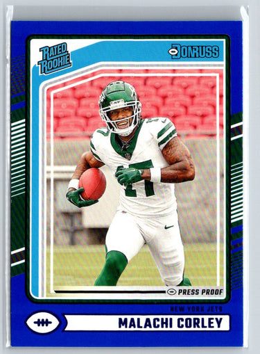 2024 Donruss #333 Malachi Corley Press Proof Blue N09