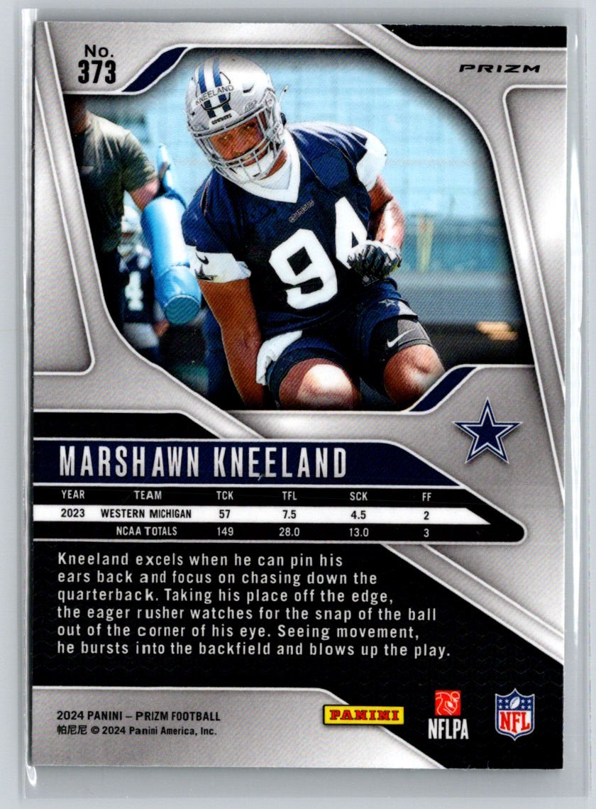 2024 Panini Prizm #373 Marshawn Kneeland Green Wave N09