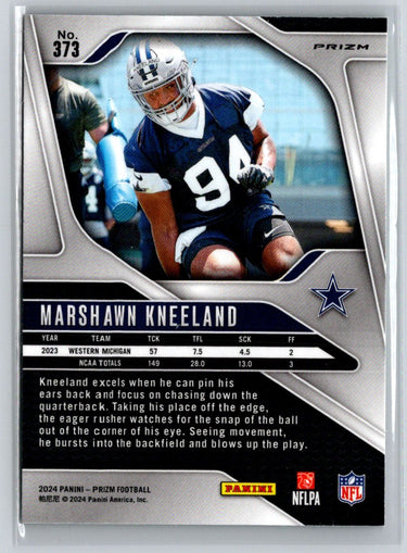 2024 Panini Prizm #373 Marshawn Kneeland Green Wave N09