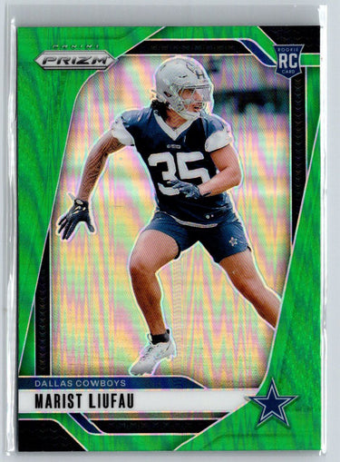 2024 Panini Prizm #372 Marist Liufau Green Wave N09