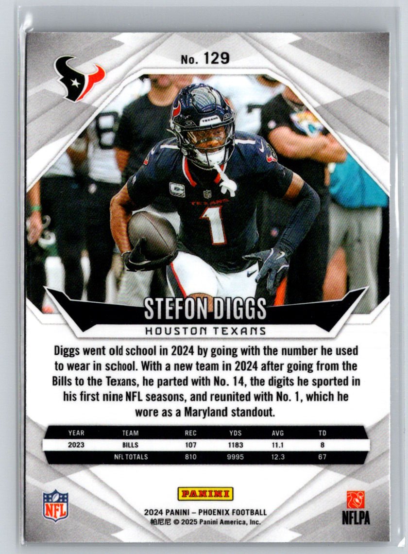 2024 Panini Phoenix #129 Stefon Diggs Purple N09