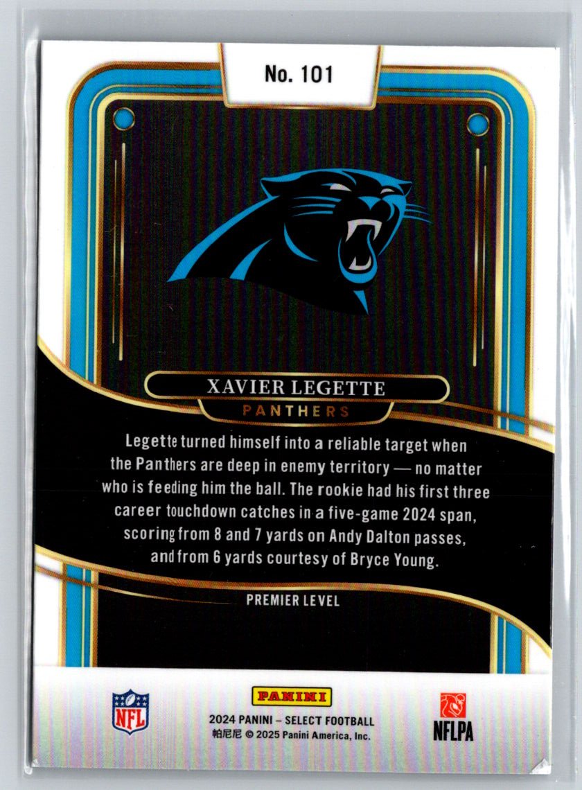 2024 Panini Select #101 Xavier Legette N09