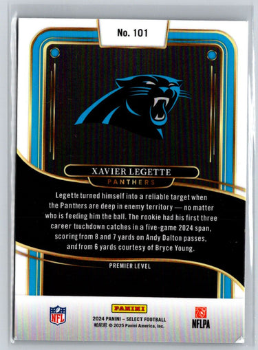 2024 Panini Select #101 Xavier Legette N09