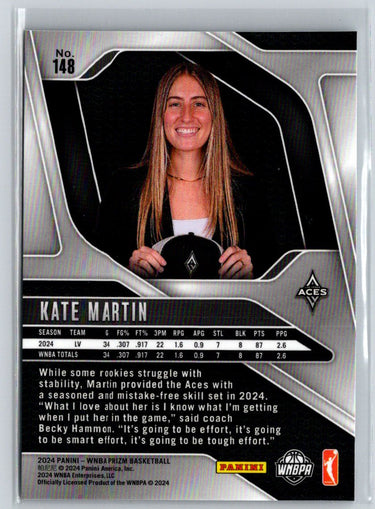 2024 Panini Prizm WNBA #148 Kate Martin Green Prizms N10