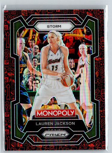 2024 Panini Prizm Monopoly WNBA #12 Lauren Jackson Red Classic Icons Prizms N11