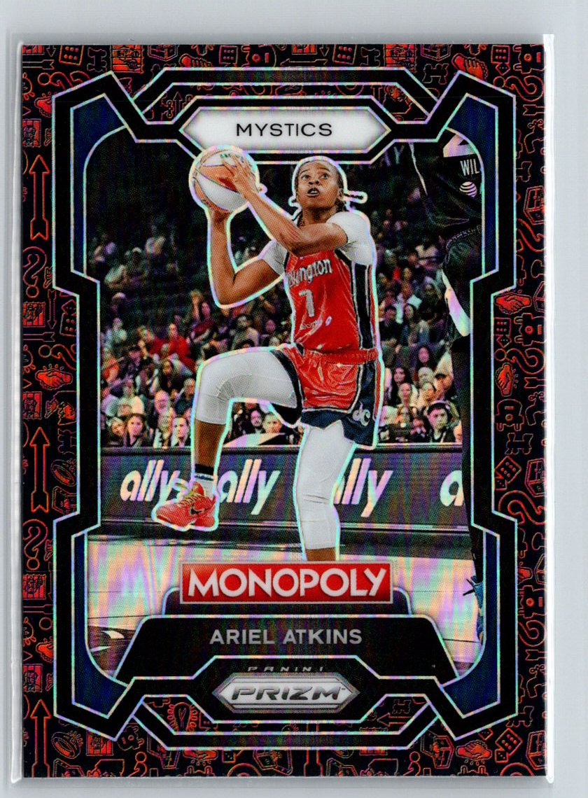 2024 Panini Prizm Monopoly WNBA #5 Ariel Atkins Classic Icons Red Prizm N12