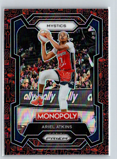 2024 Panini Prizm Monopoly WNBA #5 Ariel Atkins Classic Icons Red Prizm N12