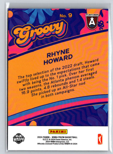 2024 Panini Prizm WNBA #9 Rhyne Howard Groovy N12