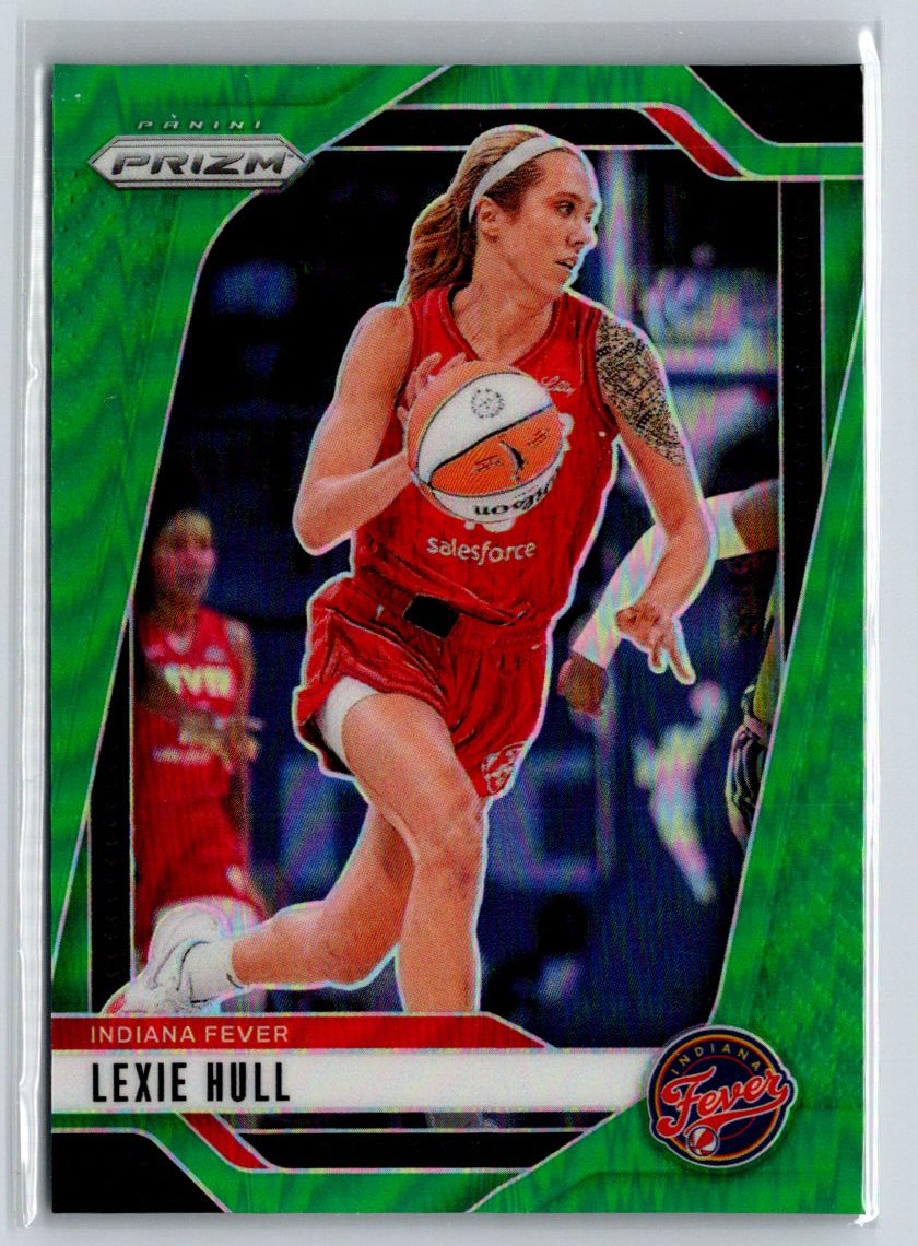 2024 Panini Prizm WNBA #16 Lexie Hull Green Prizms N13
