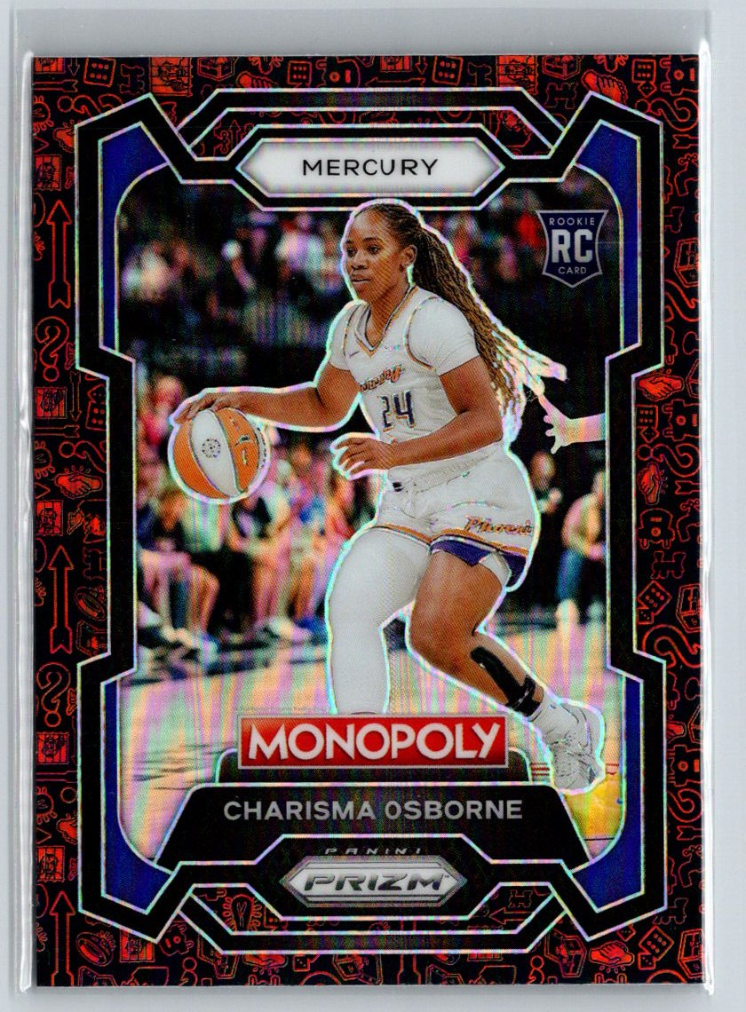 2024 Panini Prizm Monopoly WNBA #20 Charisma Osborne Classic Icons Red Prizm N14