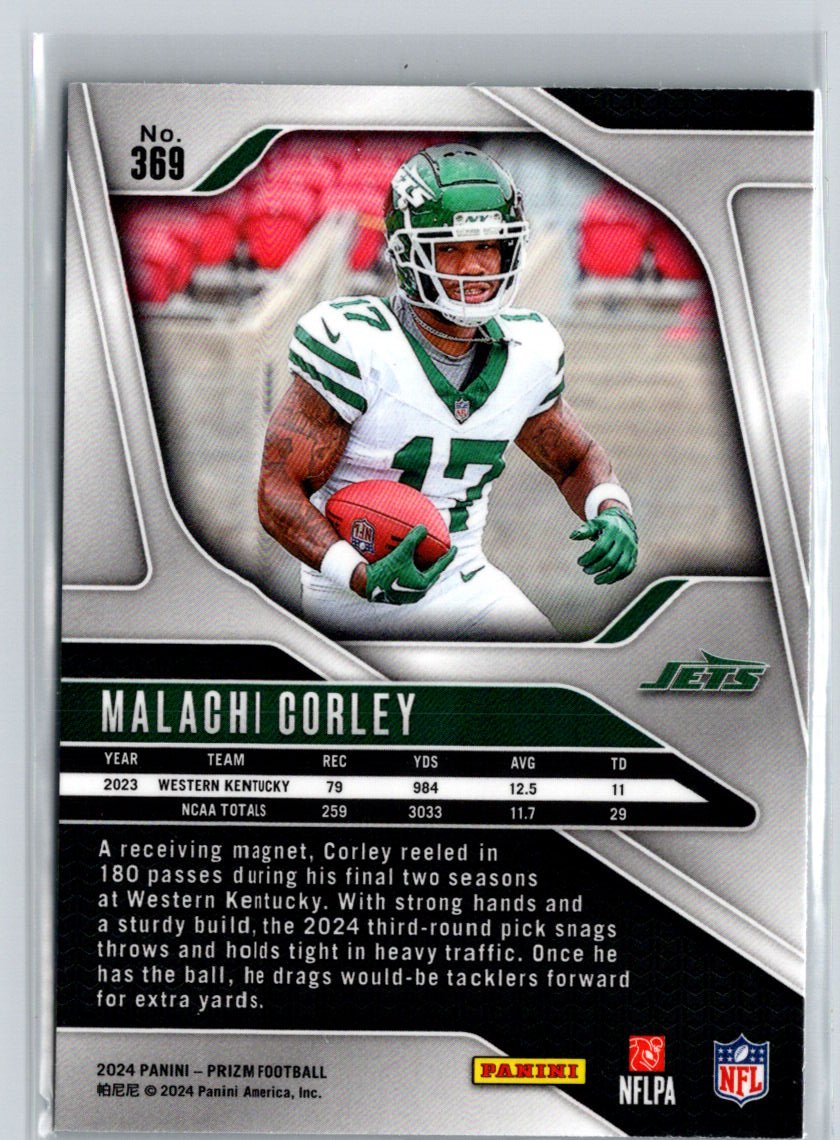2024 Panini Prizm #369 Malachi Corley N14