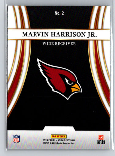 2024 Panini Select #2 Marvin Harrison Jr. Turbocharged N15