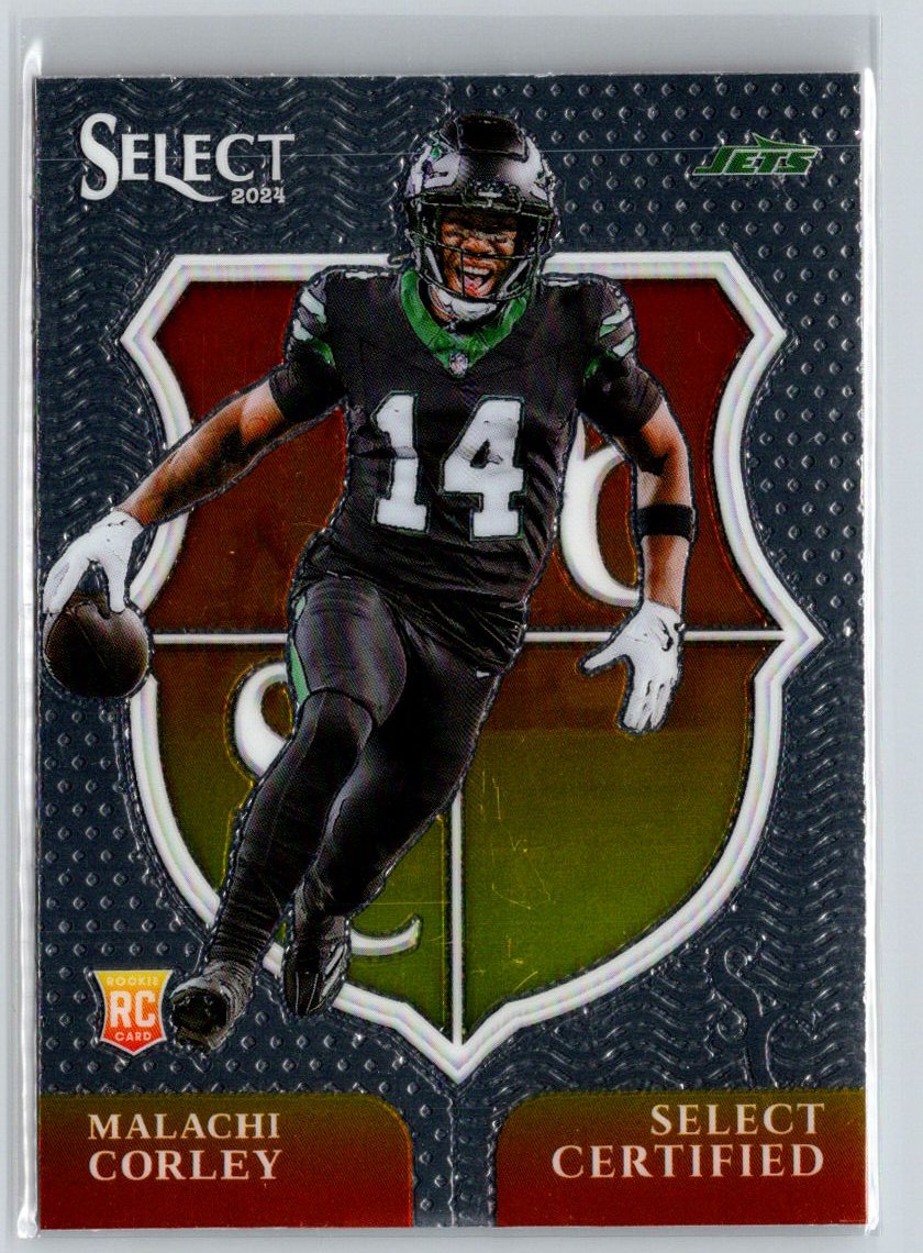 2024 Panini Select #24 Malachi Corley Select Certified Rookies N16