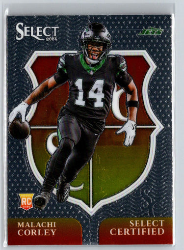 2024 Panini Select #24 Malachi Corley Select Certified Rookies N16