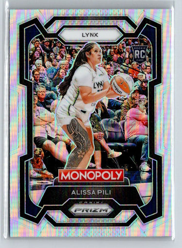 2024 Panini Prizm Monopoly WNBA #72 Alissa Pili Silver Prizms N18