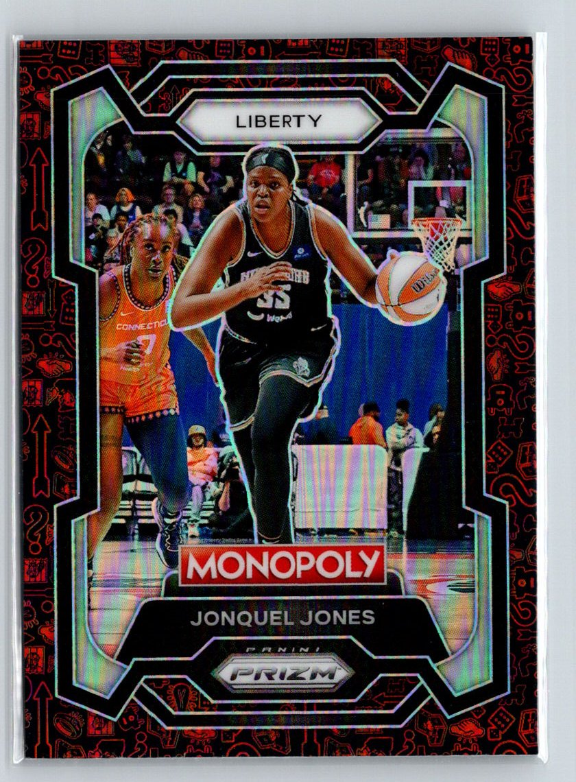 2024 Panini Prizm Monopoly WNBA #45 Jonquel Jones Classic Icons Red Prizm N18