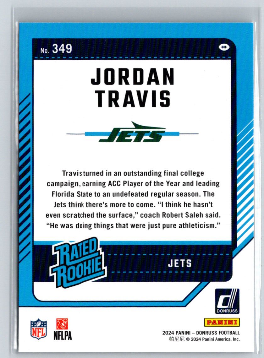 2024 Donruss #349 Jordan Travis N18