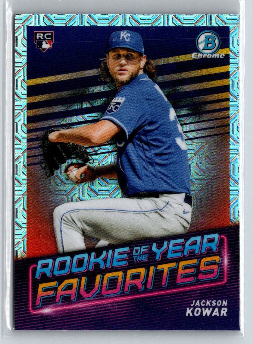 2022 Bowman - Rookie of the Year Favorites Mojo Refractors Jackson Kowar N19