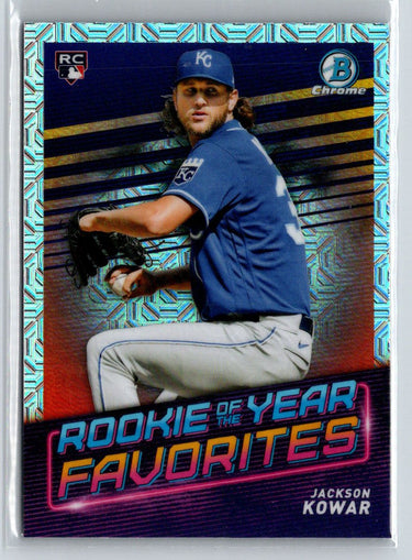 2022 Bowman - Rookie of the Year Favorites Mojo Refractors Jackson Kowar N19
