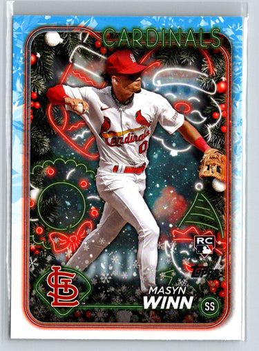 2024 Topps Holiday #H94 Masyn Winn N20