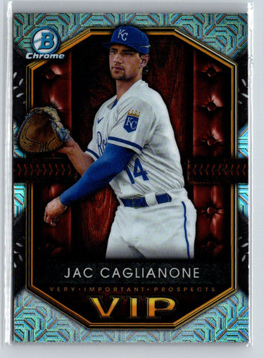2025 Bowman #VIP-11 Jac Caglianone Very Important Prospects Mojo Refractor N20